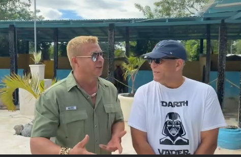 Hoy recibimos la visita del alcalde electo de Brockton   Moisés Rodríguez en la hacienda Luis canela.