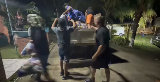 RACIONES DE COMIDA PARA LAS PERSONAS AFECTADAS